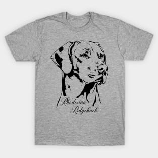 Rhodesian Ridgeback dog lover portrait T-Shirt